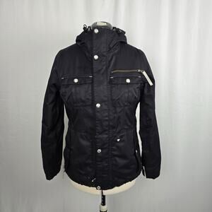 Burton Dry Ride Jacket Waterproof Snowboard Ski Hooded Jacket Size 7 Junior